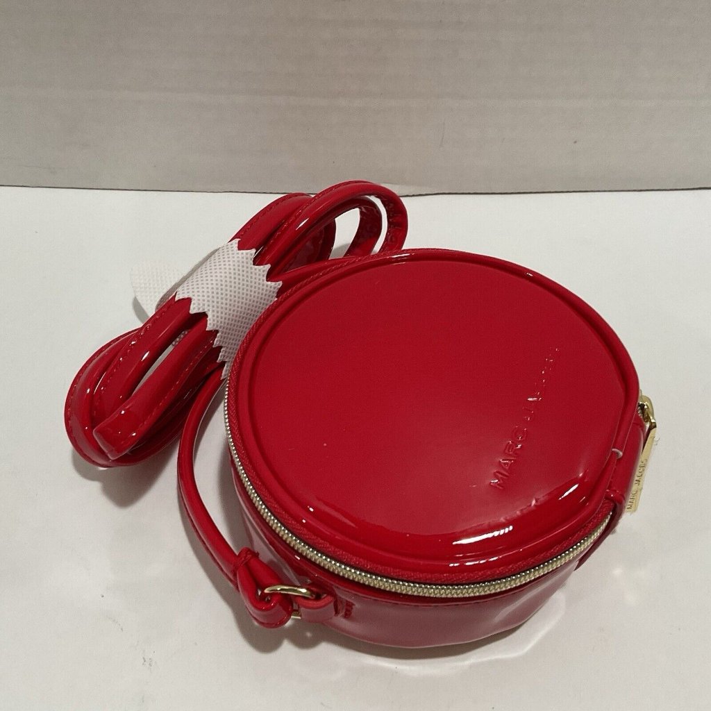 Marc Jacobs Beauty Mini 4" Limited Edition Oui Mon Cherry Crossbody Red Vinyl